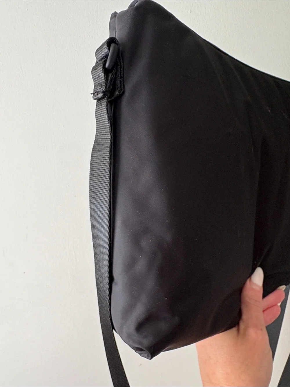 lululemon athletica Black Crossbody Messenger Bag & Changing Mat Insert